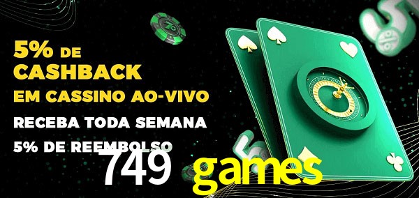 Promoções do cassino ao Vivo 749 games